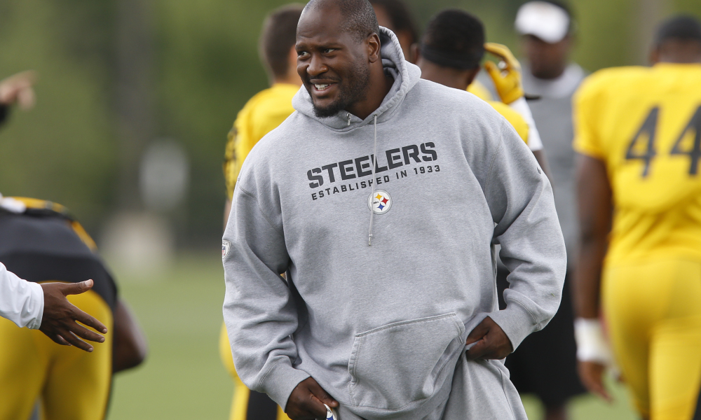 Pittsburgh Steelers' James Harrison Gives Back Sons' Participation