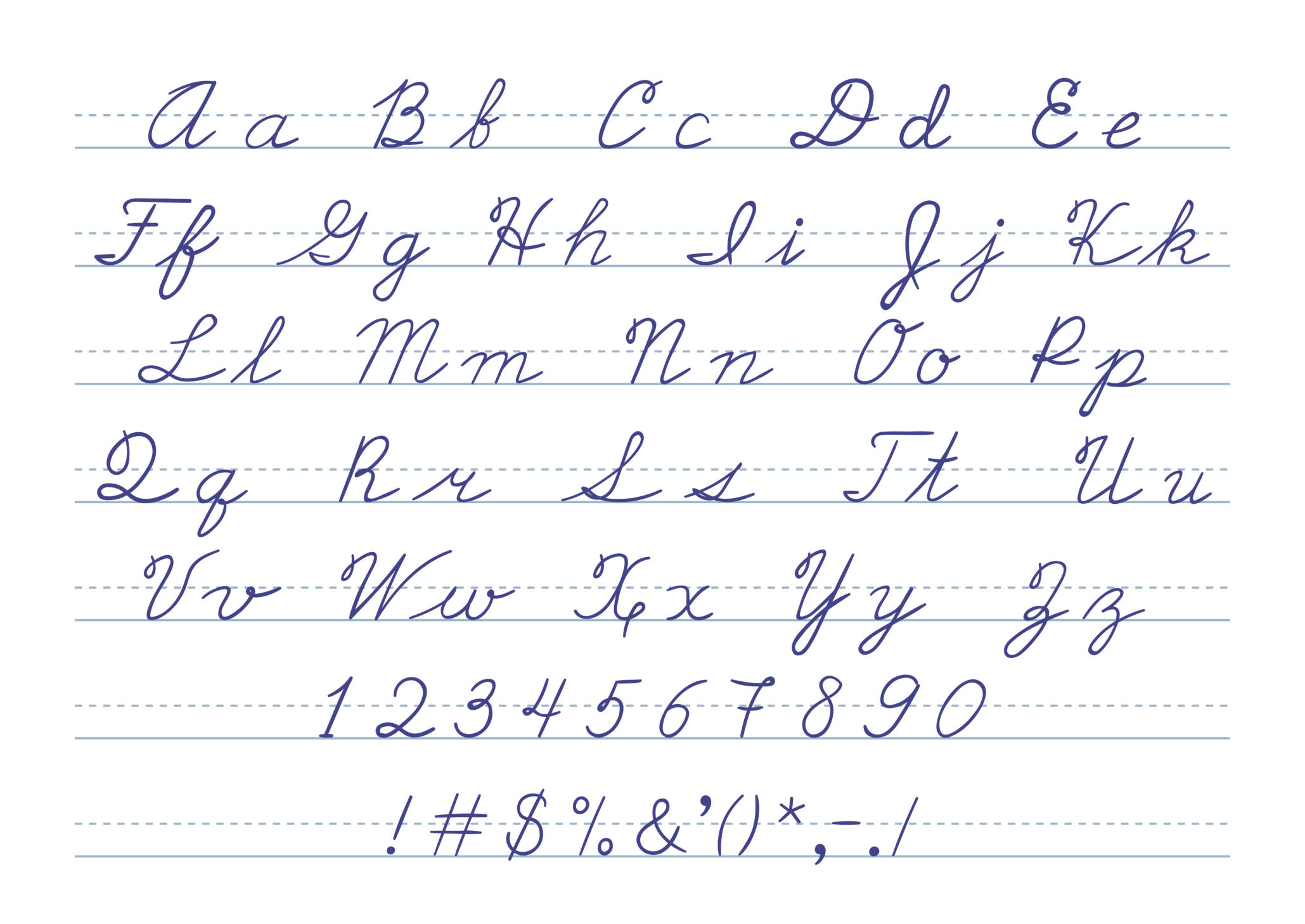 How To Teach Cursive Letters For Kindergarten