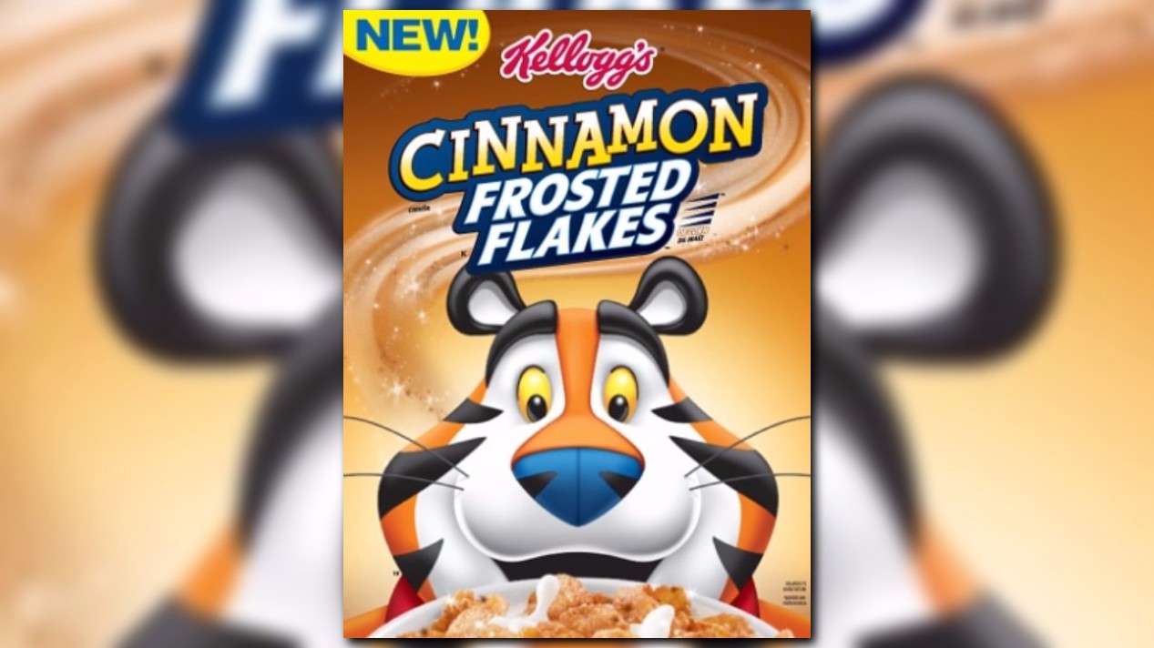 Kellogg reveals new cereal Cinnamon Frosted Flakes