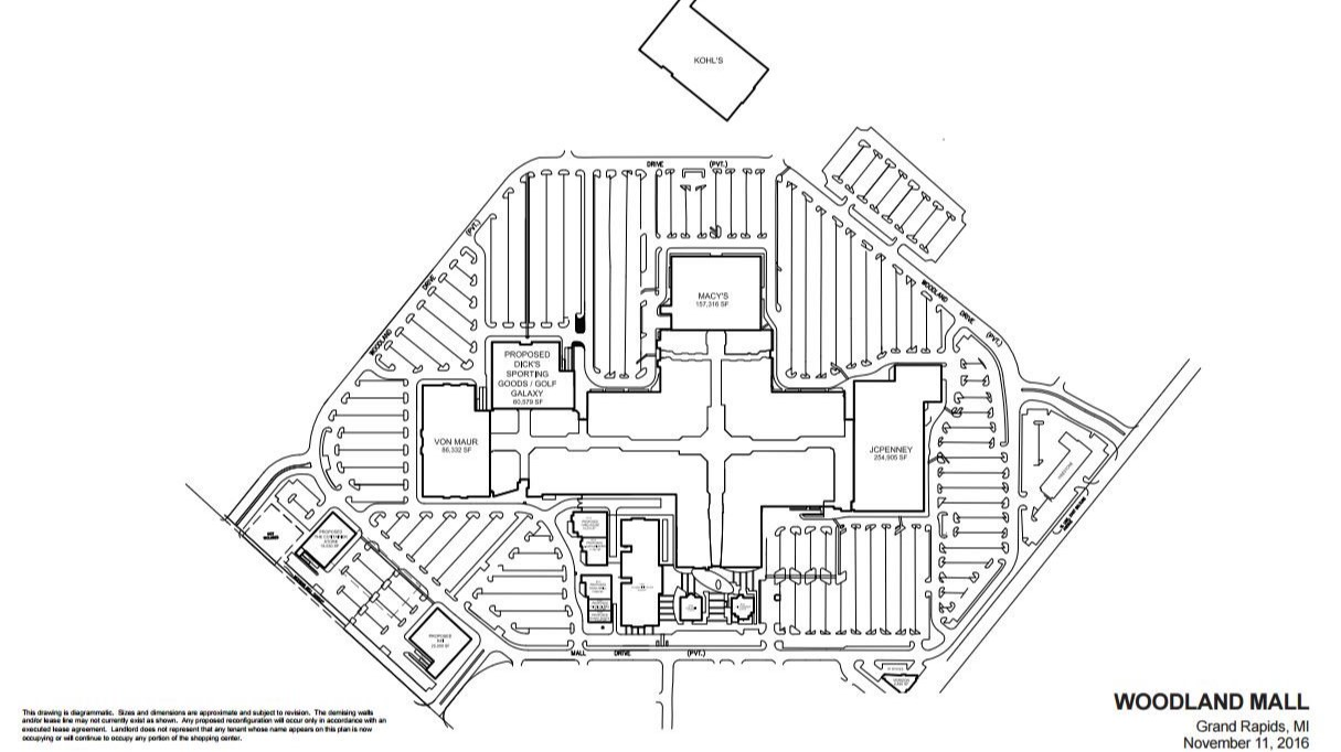 Woodland Mall in Grand Rapids to Add Von Maur, Urban Outfitters, REI, and  More Retailers - DBusiness Magazine