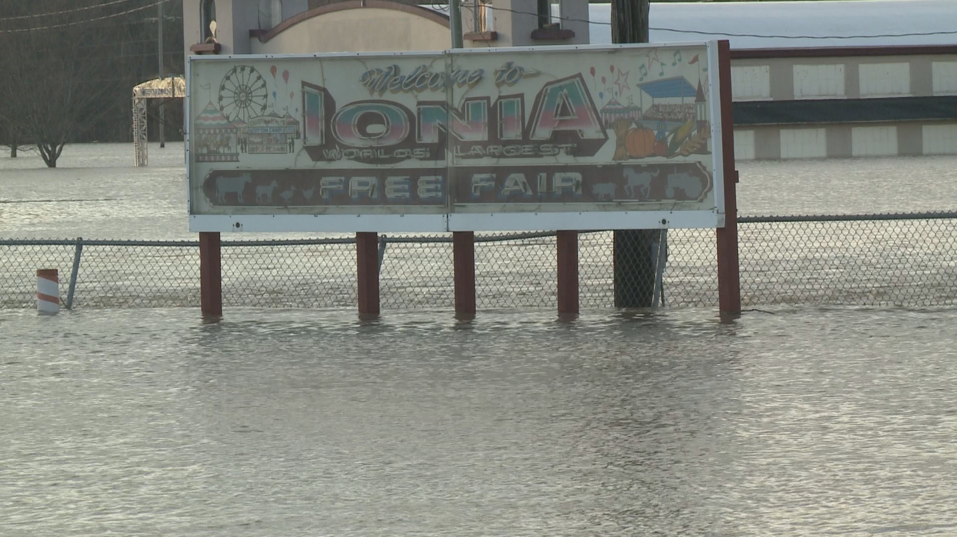 Flood waters receding in Ionia